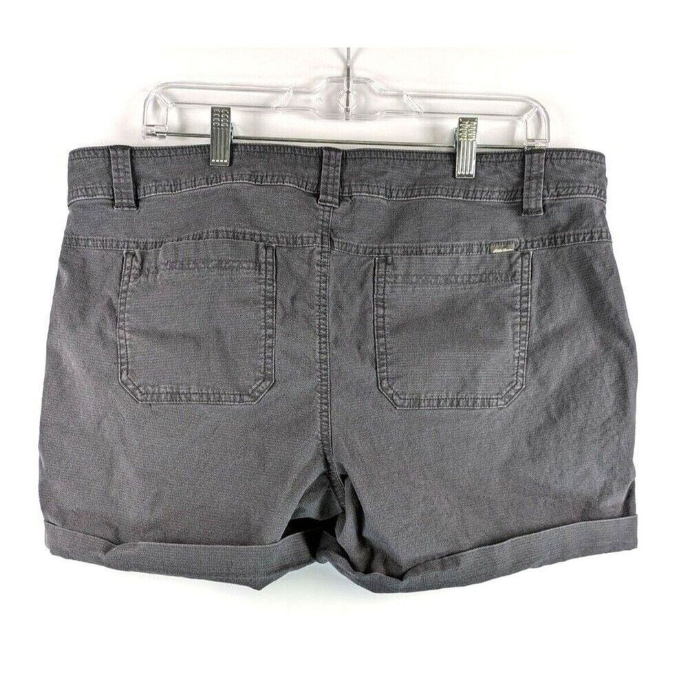 Eddie Bauer Womens Gray Chino Shorts Size 14 - Picture 6 of 11
